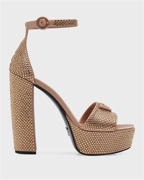 prada suede double-band platform sandals 630|neiman marcus prada sandals.